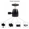 Q39 360 Degree Rotating Ball Tripod Projector Shooting Heads Accessories Cell Phone DSLR Camera Heads (1 / 4 Thread) - Image 6