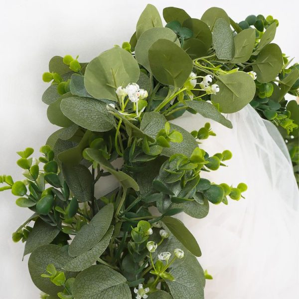 180cm Simulation Greenery Eucalyptus Ivy Leaf Rattan Hanging Fake Flower Decoration Rattan, Style: C Model - Image 7