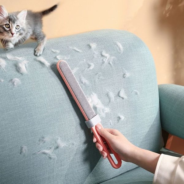 Pet Clothes Bed Sheets Hair Brush Electrostatic Adsorption Hair Remover (Green) - Image 10