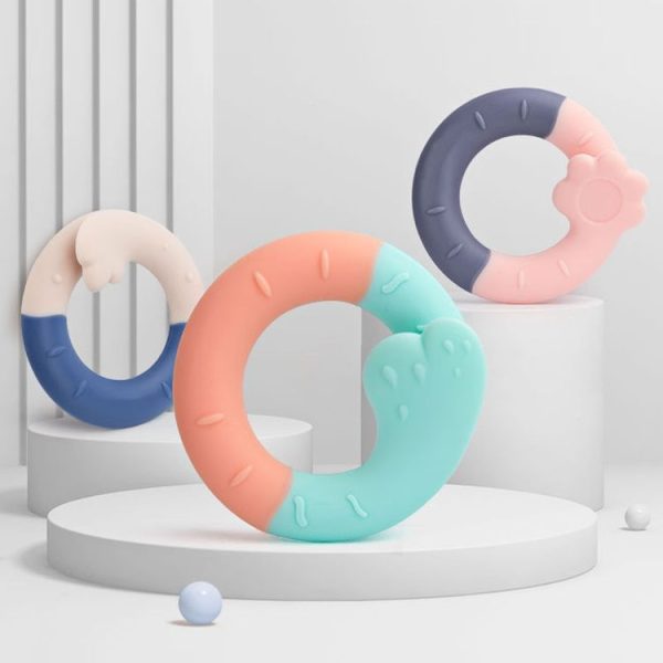 Wave Anti-Feeding Childrens Teether Baby Teething Teether Silicone Toys, Model: Cloud - Image 2