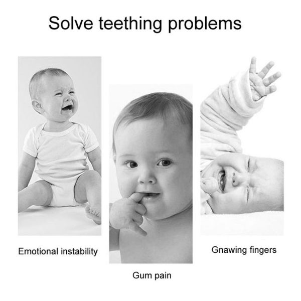 Wave Anti-Feeding Childrens Teether Baby Teething Teether Silicone Toys, Model: Cloud - Image 3