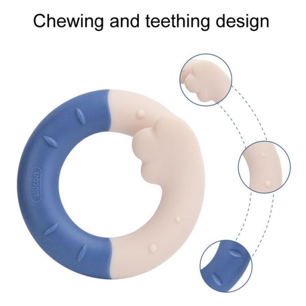Wave Anti-Feeding Childrens Teether Baby Teething Teether Silicone Toys, Model: Cloud - Image 5