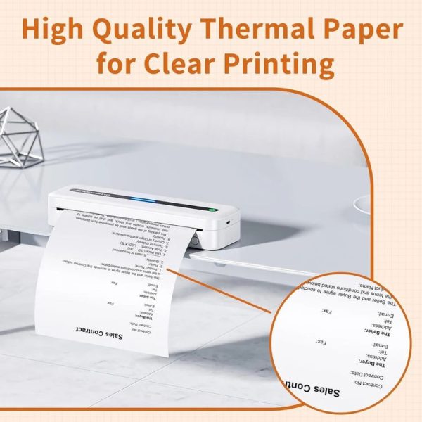 Phomemo 3rolls / Box 53mm Writing Quick-Drying Thermal Paper 10-Year Long-Lasting For M832 / M833 / M834 / M835 Printer - Image 2