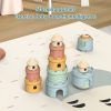 5 In 1 Stacking Teether Toddler Baby Grip Anti Teething Stacking Stacking Castle Kids Toys - Image 5