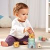 5 In 1 Stacking Teether Toddler Baby Grip Anti Teething Stacking Stacking Castle Kids Toys - Image 7