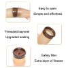 Infant Silicone Rice Paste Spoon Squeeze Feeding Soft Scoop Baby Complementary Food Tableware (Brown) - Image 5