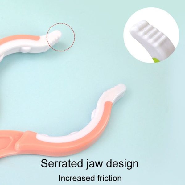 Multifunctional Heat Resistant Bottle Clip Baby Anti-Slip Removable Pacifier Clamp (Green) - Image 6