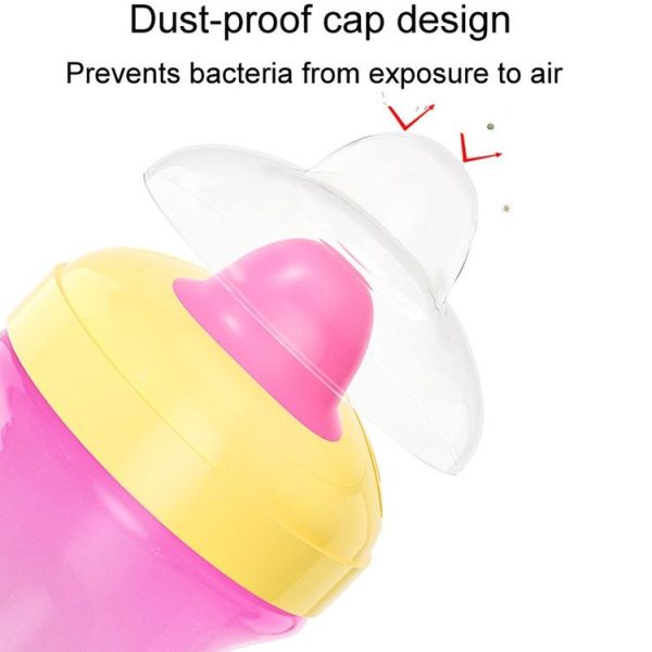 300ml Baby Learning Drinking Mug Children Portable Large Capacity Water Bottles (Green) - Image 4