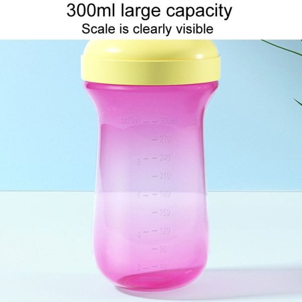 300ml Baby Learning Drinking Mug Children Portable Large Capacity Water Bottles (Green) - Image 5