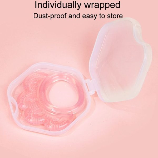 Baby Teething Stick Toys Childrens Silicone Bear Paw Bites With Storage Box (Pink) - Image 8