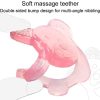 Baby Teething Stick Toys Childrens Silicone Bear Bites With Storage Box (Pink) - Image 5