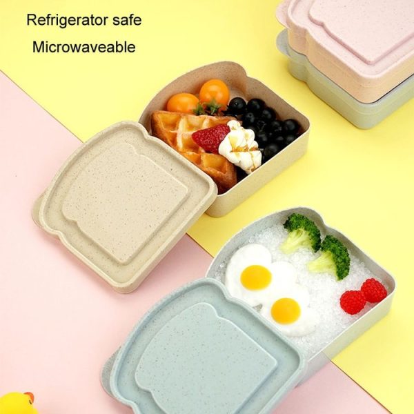 Home Toast Sandwich Storage Box Outdoor Portable Plastic Preservation Box (Green) - Image 6