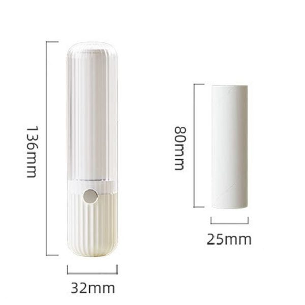 Portable Replaceable Clothing Hair Sticker Household And Pet Hair Removal Tool (White) - Image 3