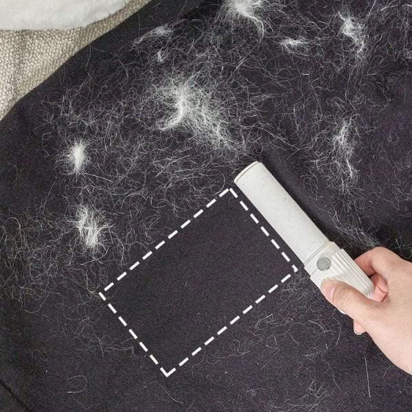 Portable Replaceable Clothing Hair Sticker Household And Pet Hair Removal Tool (White) - Image 9