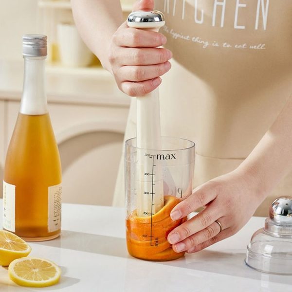 Fruit Pressing And Mashing Hammer Tool Bar Bartenders Plastic Ice Chopper (Milky White) - Image 9