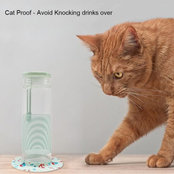 Silicone Suction Cup Coaster Anti-Spill Cup Ring Heat Insulation Outdoor Travel Anti-Slip Coasters (Sea Sailing) - Image 7