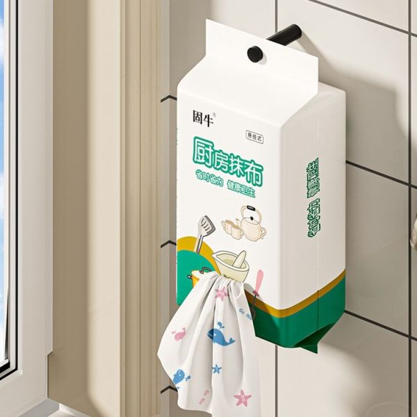 50pcs / Bag Hanging Disposable Rag Kitchen Wet And Dry Dual-use Dishcloths Towels - Image 2