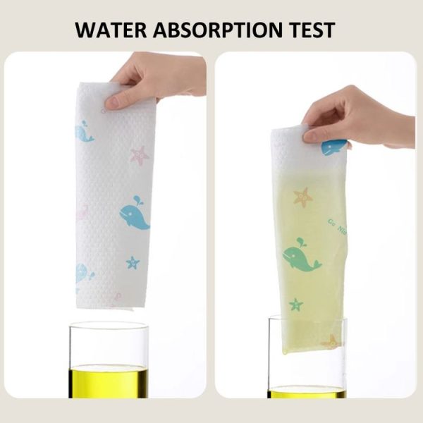 50pcs / Bag Hanging Disposable Rag Kitchen Wet And Dry Dual-use Dishcloths Towels - Image 6