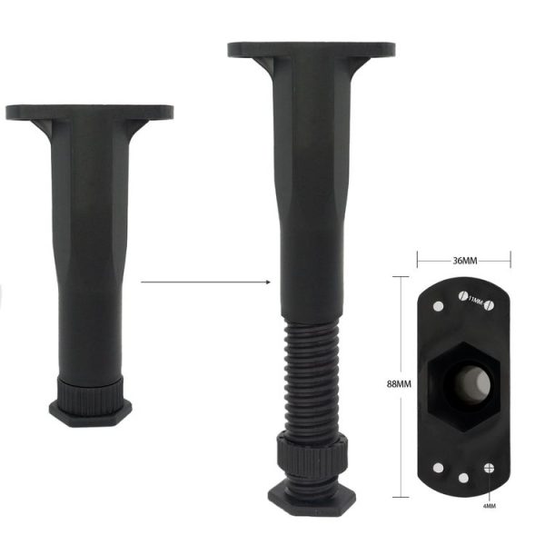 13-22cm Adjustable Underbed Beam Support Holder Retractable Furniture Booster Bracket - Image 3