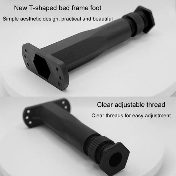 13-22cm Adjustable Underbed Beam Support Holder Retractable Furniture Booster Bracket - Image 7