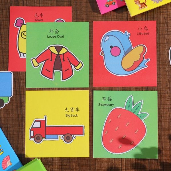 Cartoon Educational Paper Cutting Set Children DIY Handmade Materials, Color: Animal - Image 5