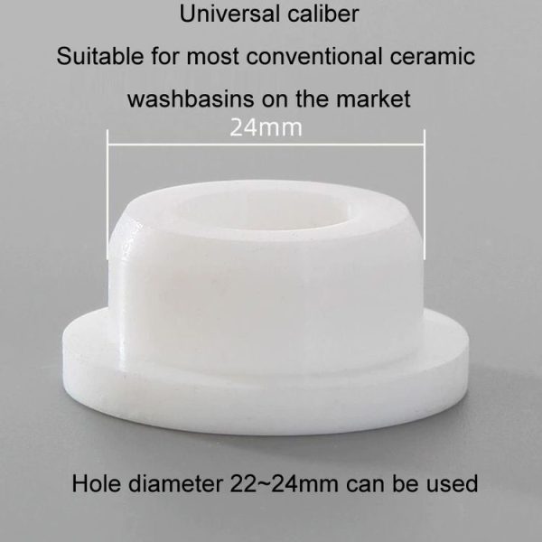 20pcs Universal Wash Basin Overflow Hole Push-type Plug Cap (22-24mm) - Image 4