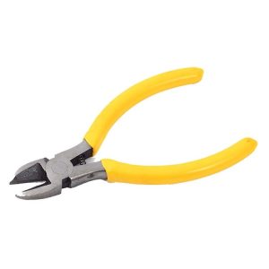4.5 Inch Industrial Grade Mini Wire Pliers Portable Handmade Pliers With Plasticized Handle (Diagonal Mouth Plier)
