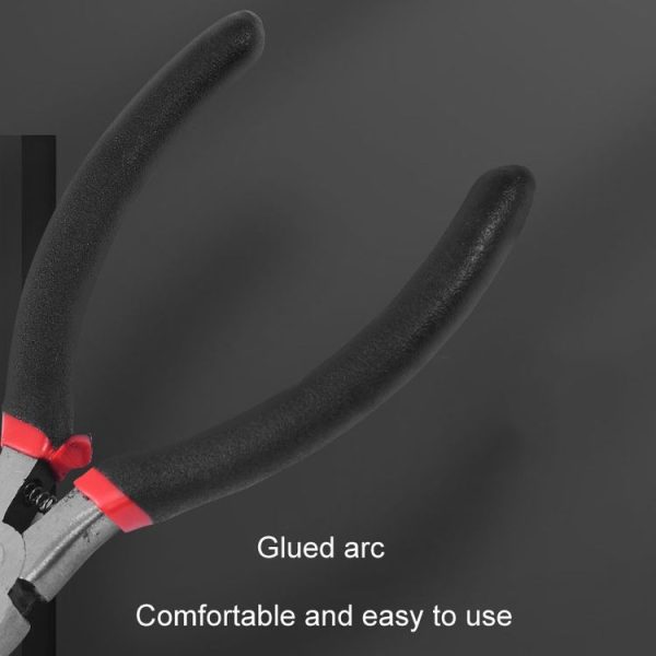 4.5 Inch Industrial Grade Mini Wire Pliers Portable Handmade Pliers With Plasticized Handle (Diagonal Mouth Plier) - Image 5