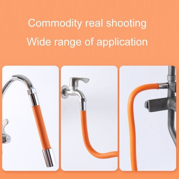 Faucet Splash-proof Universal Bending Shaping Extension Tube, Length: 20cm - Image 7