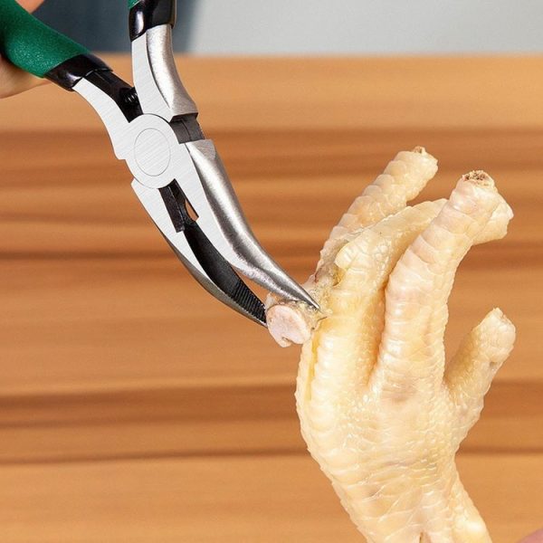 Chicken Claw Boning Tool Boning Knife Chicken Feet Bone Removal Pliers, Color: Blue - Image 9