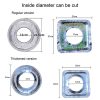 10pcs / Pack Gas Stove Oil-Proof Pad Cooktop Tinfoil Circle Kitchen Aluminum Foil Cleaning Mat, Model: Round - Image 3