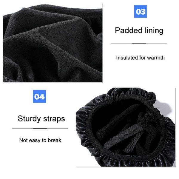 Electronic Bicycle Thickened Leather Heat Insulation Waterproof Universal Seat Cushion Covers, For: Front Seat - Image 4