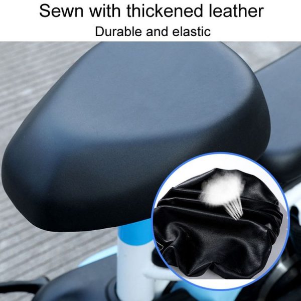 Electronic Bicycle Thickened Leather Heat Insulation Waterproof Universal Seat Cushion Covers, For: Front Seat - Image 5