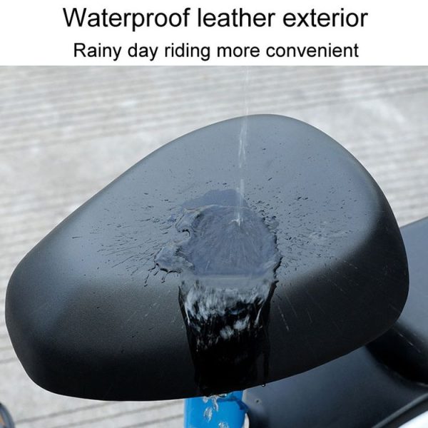 Electronic Bicycle Thickened Leather Heat Insulation Waterproof Universal Seat Cushion Covers, For: Front Seat - Image 6