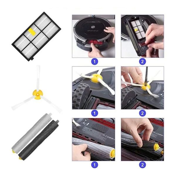 2pcs / Set Wheel Sweeper Accessories For iRobot Roomba 800 & 900 Series - Image 5