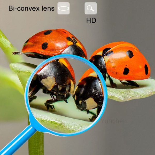 4pcs Children Color Magnifier 60mm Handheld Plastic Magnifying Glass, Color Random Delivery - Image 9