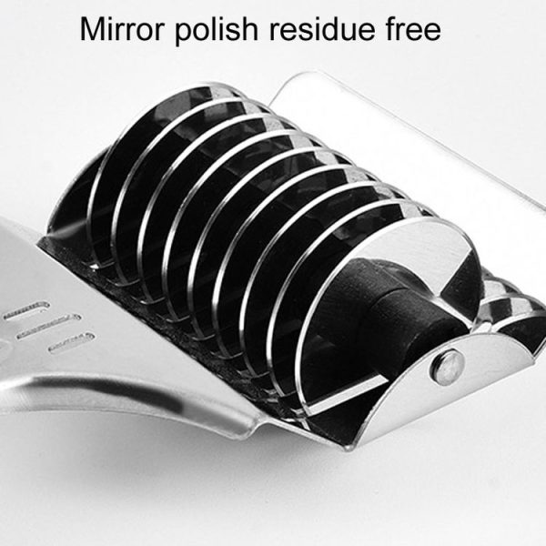 Stainless Steel Roller Noodle Cutter Kitchen Vegetable Onion And Garlic Chopping Tools, Model: SJ-13 - Image 5