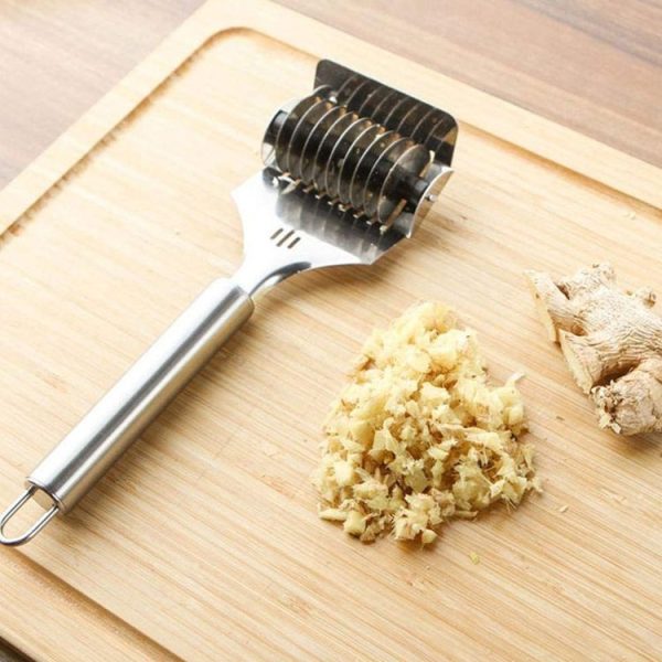 Stainless Steel Roller Noodle Cutter Kitchen Vegetable Onion And Garlic Chopping Tools, Model: SJ-13 - Image 7