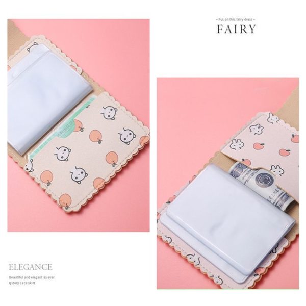 Mini Cute Cartoon Multi-card Slot Credit Card Holder Change ID Storage Bag, Color: Pink-Rabbit - Image 3