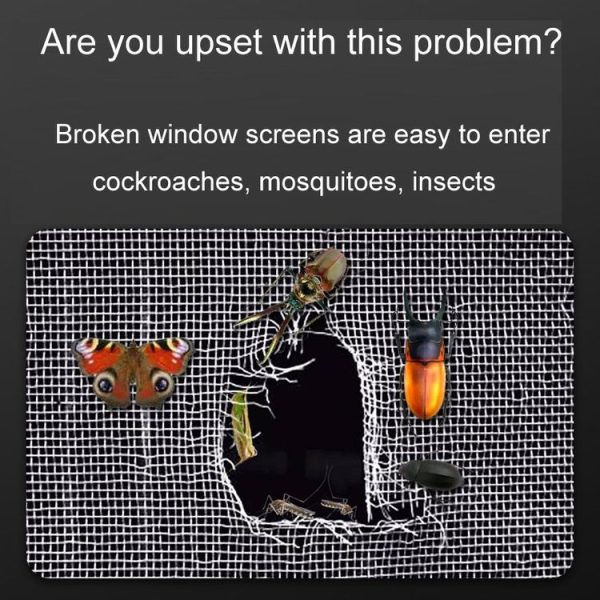 5cm x 5m Door Curtain Mosquito Net Screen Window Anti-Mosquito Repair Subsidy (Gray) - Image 7