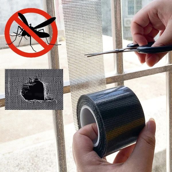5cm x 5m Door Curtain Mosquito Net Screen Window Anti-Mosquito Repair Subsidy (Gray) - Image 8