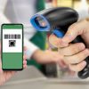 Supermarket Cashier Express Scanner Warehouse Handheld Barcode Scanning Device, Model: Wired Red Light - Image 10