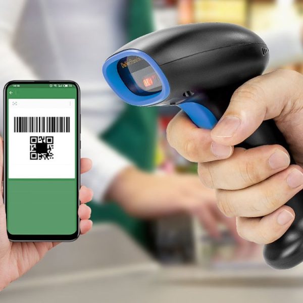 Supermarket Cashier Express Scanner Warehouse Handheld Barcode Scanning Device, Model: Wired Red Light - Image 10