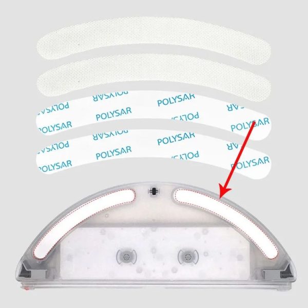 Xiaomi / Roborock Sweeper T4 / T6 / T7 PRO / P5 / S50 Water Tank Fixing Sticker (4pcs / set) - Image 4