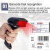 NETUM One-Dimensional Self-Sensing Code Sweeper Handheld Mobile Red Light Scanning Machine, Model: Wired - Image 4