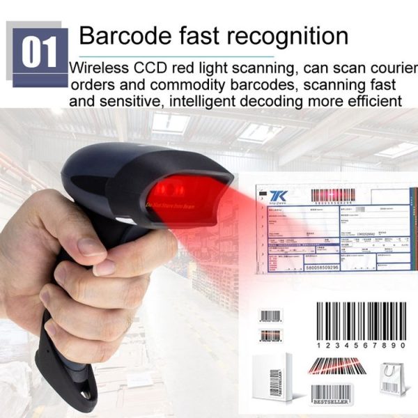 NETUM One-Dimensional Self-Sensing Code Sweeper Handheld Mobile Red Light Scanning Machine, Model: Wired - Image 4