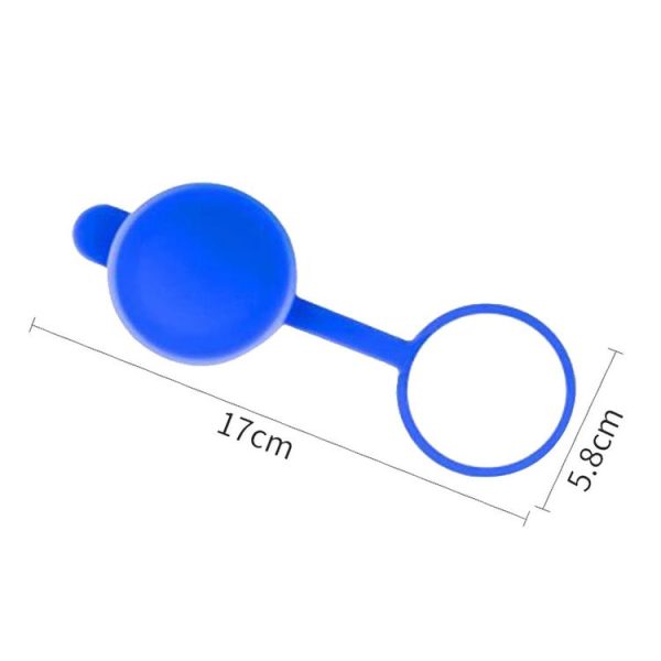 5pcs Household Bottled Water Bucket Lid Pure Water Seal Dustproof Cover (Blue) - Image 3