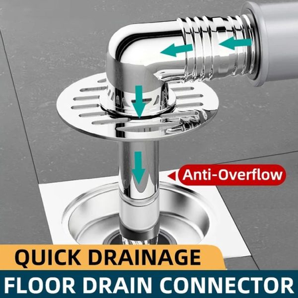 Elbow Type Washing Machine Floor Drain Joint Pipe Connector, Spec: A1 - Image 3