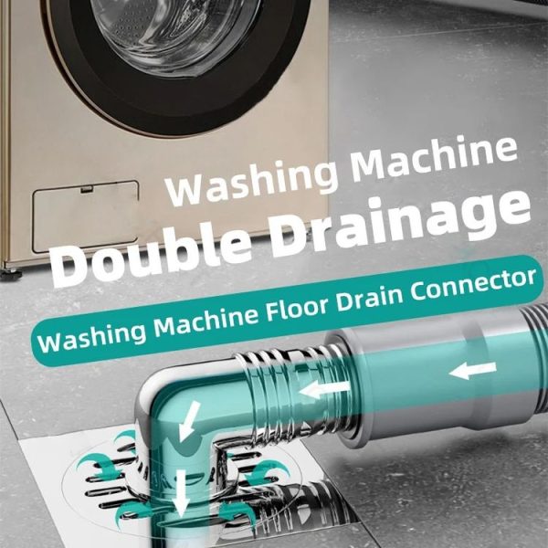 Elbow Type Washing Machine Floor Drain Joint Pipe Connector, Spec: A1 - Image 4