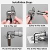 Elbow Type Washing Machine Floor Drain Joint Pipe Connector, Spec: A1 - Image 9